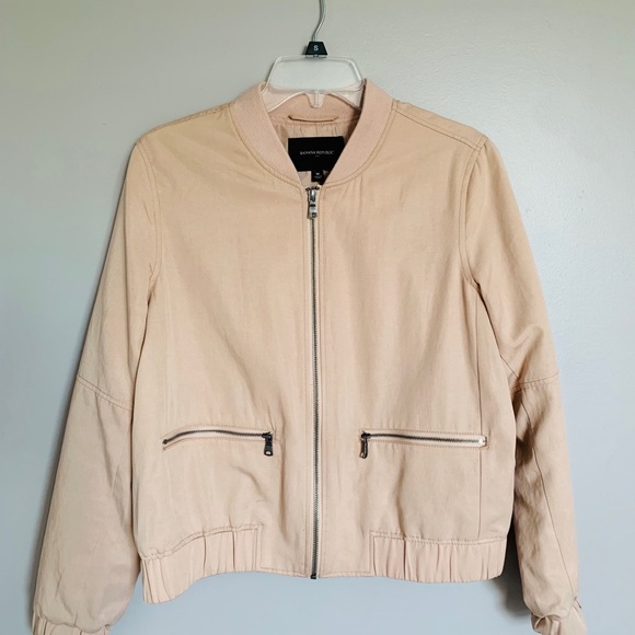 Nude/Pink Bomber Jacket - Picture 1 of 1